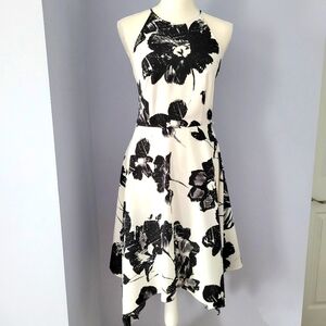The Limited Asymmetrical Flowered Sundress